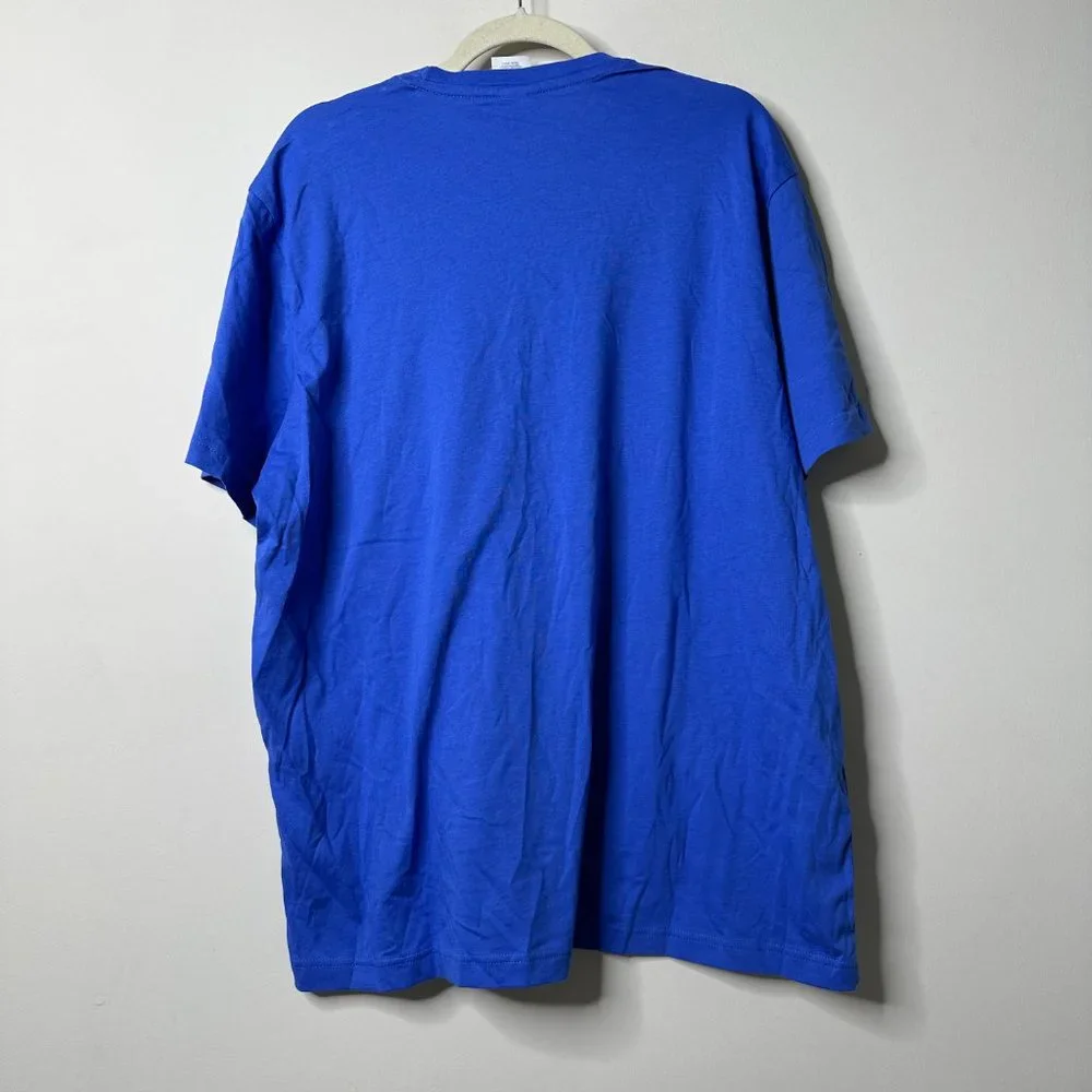 Reebok Blue Short Sleeve Graphic Shirt Men's 2XL - Picture 4 of 4